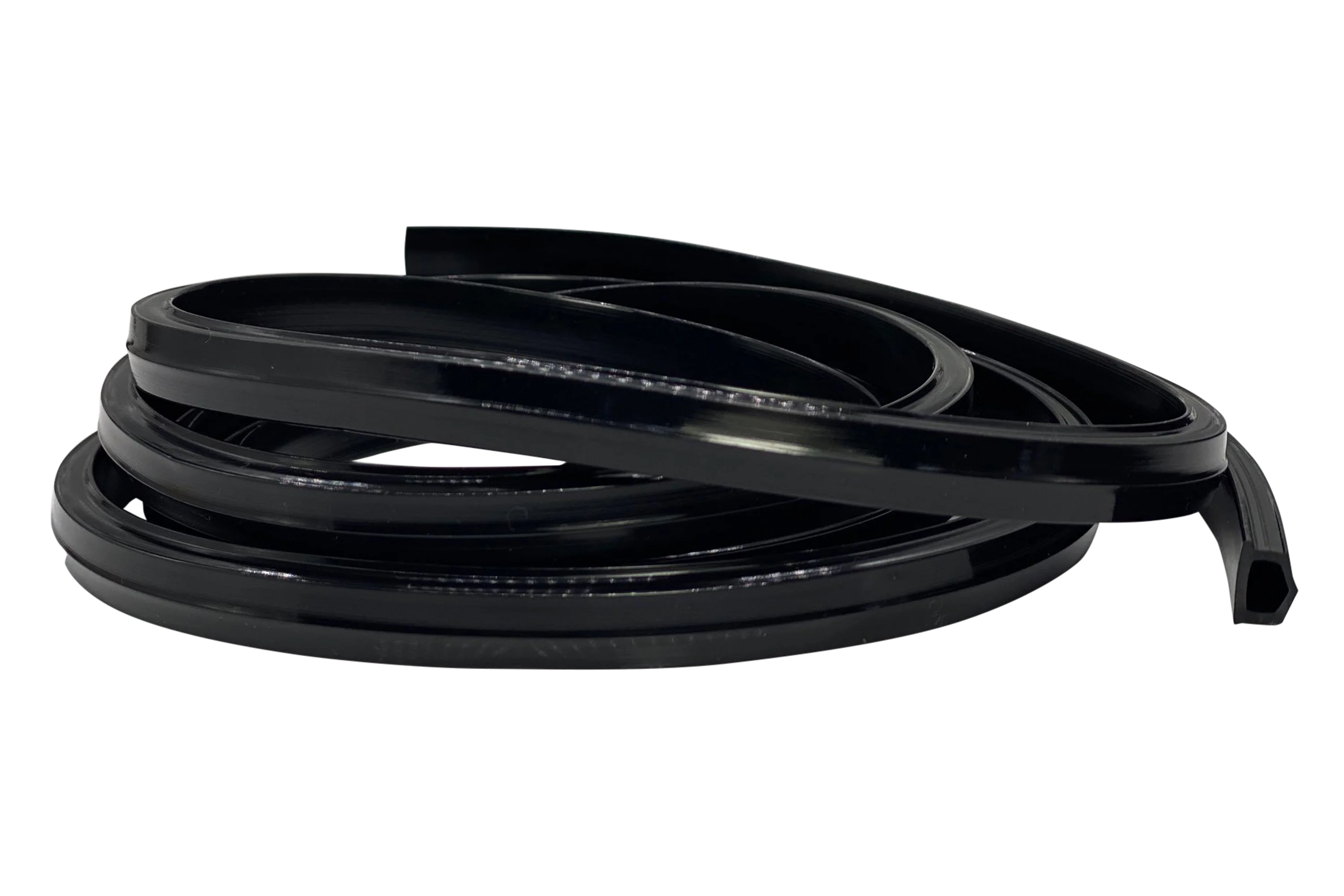 Black Rubber Dust/Design Strip – Anti-Slip Protective Edge Trim for Aluminium Profile Sim Rigs - Image 3