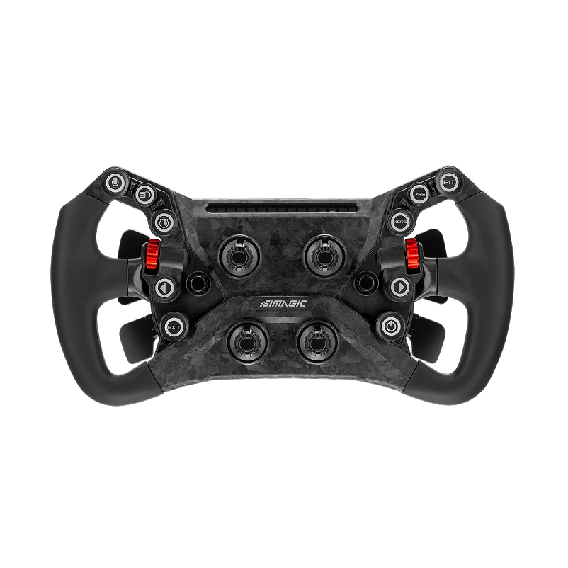 Simagic Alpha EVO Pro 18Nm Wheel Base, GT NEO Steering Wheel, 3 Pedal Set, Dual-Mode Shifter & Handbrake - Image 3
