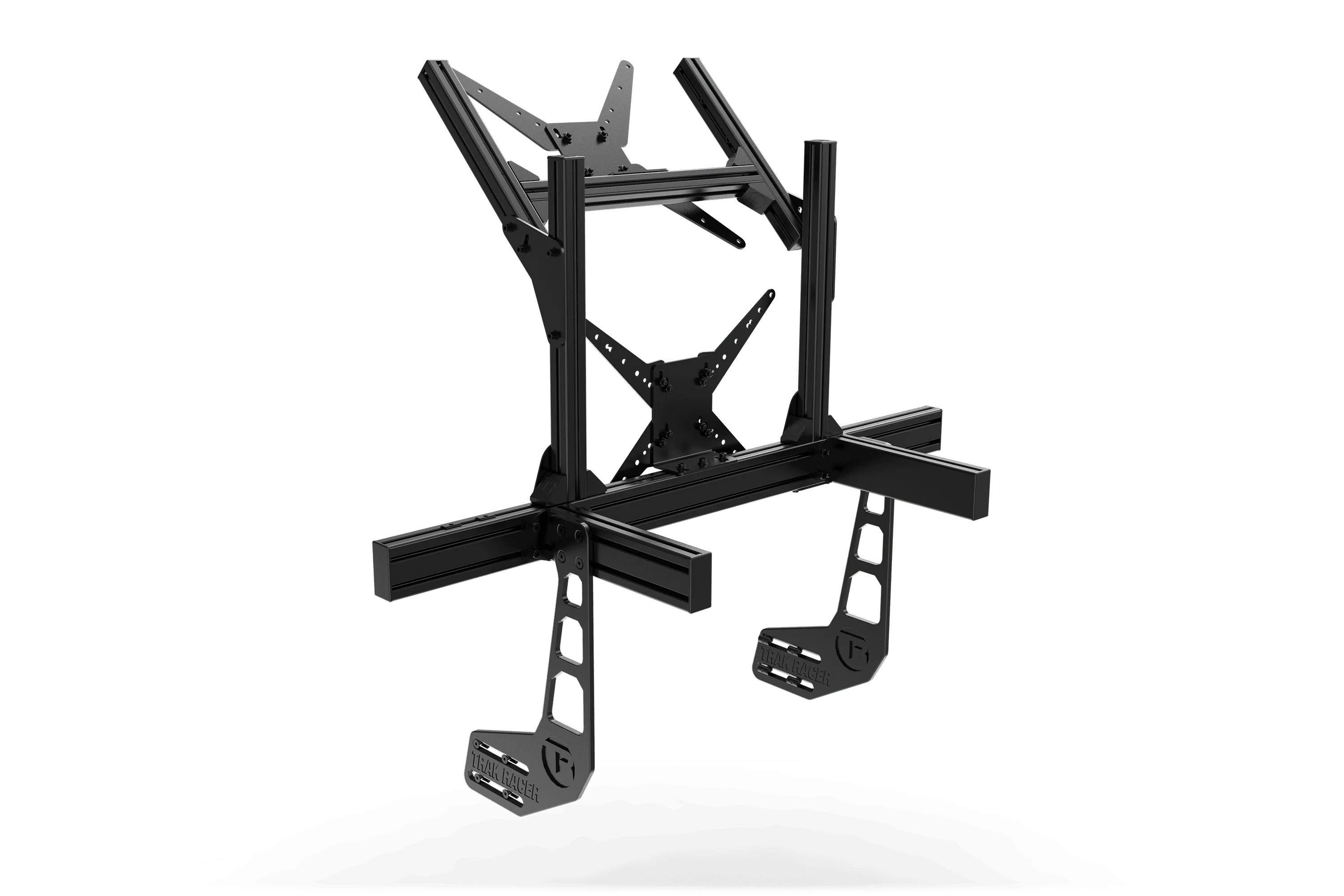 Large Cockpit-Mounted Dual Monitor Stand - 1200mm / 47.25" Wide - Image 3