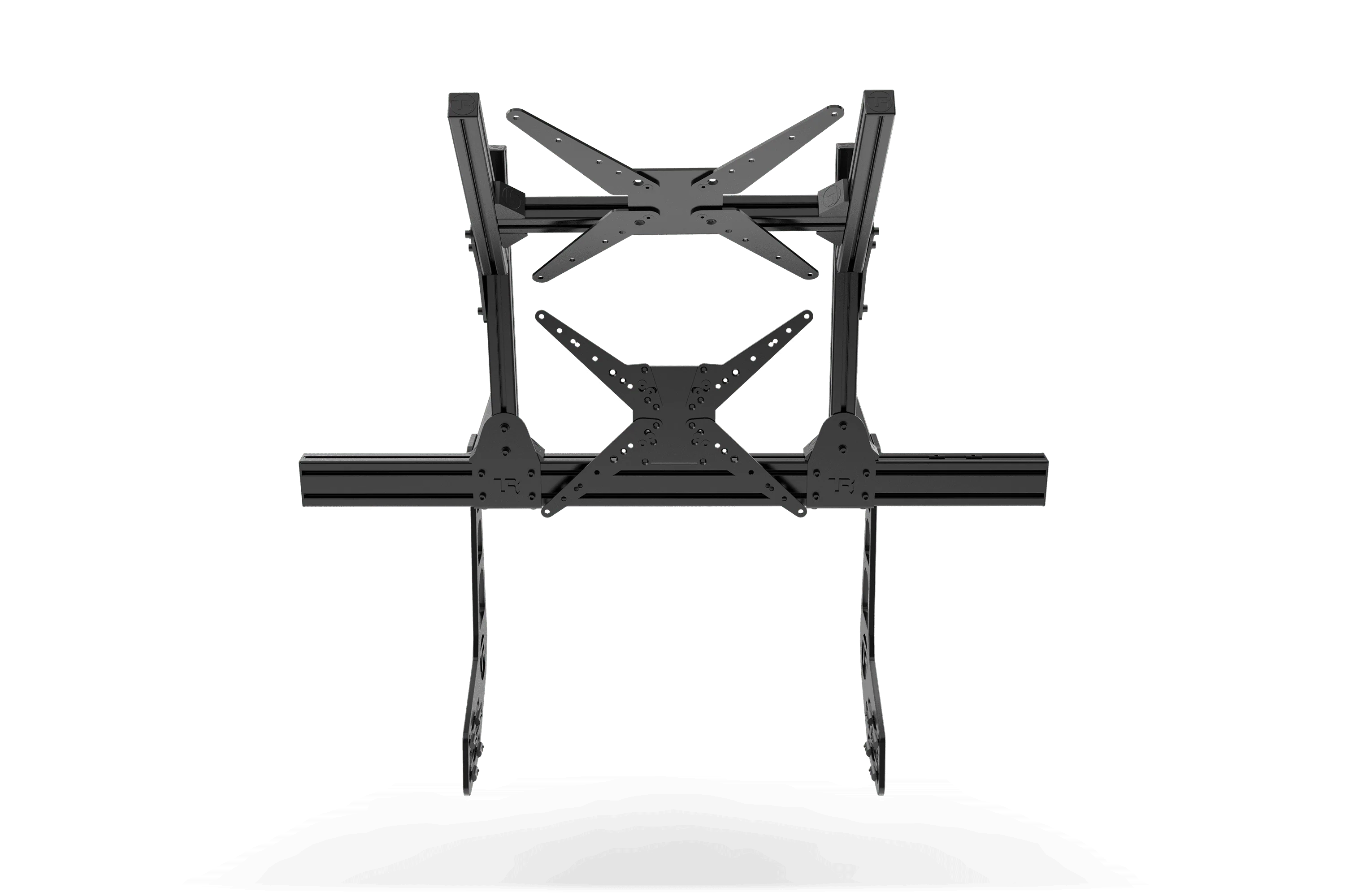 Large Cockpit-Mounted Dual Monitor Stand - 1200mm / 47.25" Wide - Image 4
