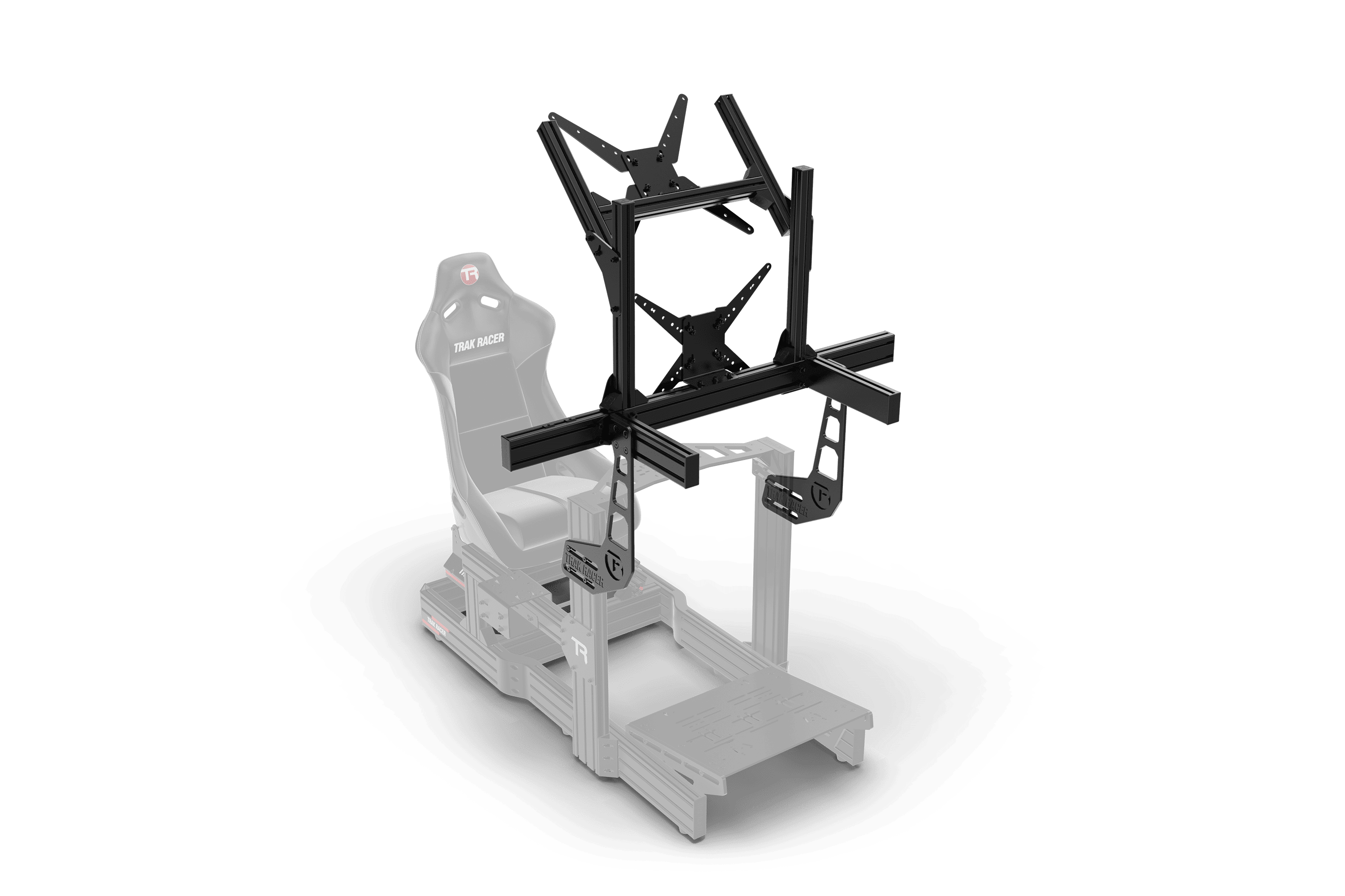 Large Cockpit-Mounted Dual Monitor Stand - 1200mm / 47.25" Wide - Image 5