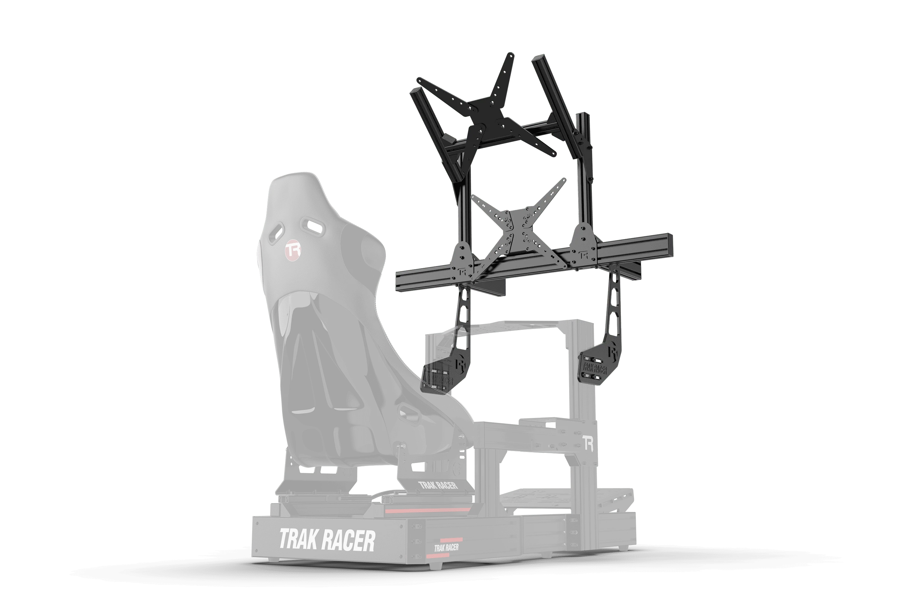 Large Cockpit-Mounted Dual Monitor Stand - 1200mm / 47.25" Wide - Image 6