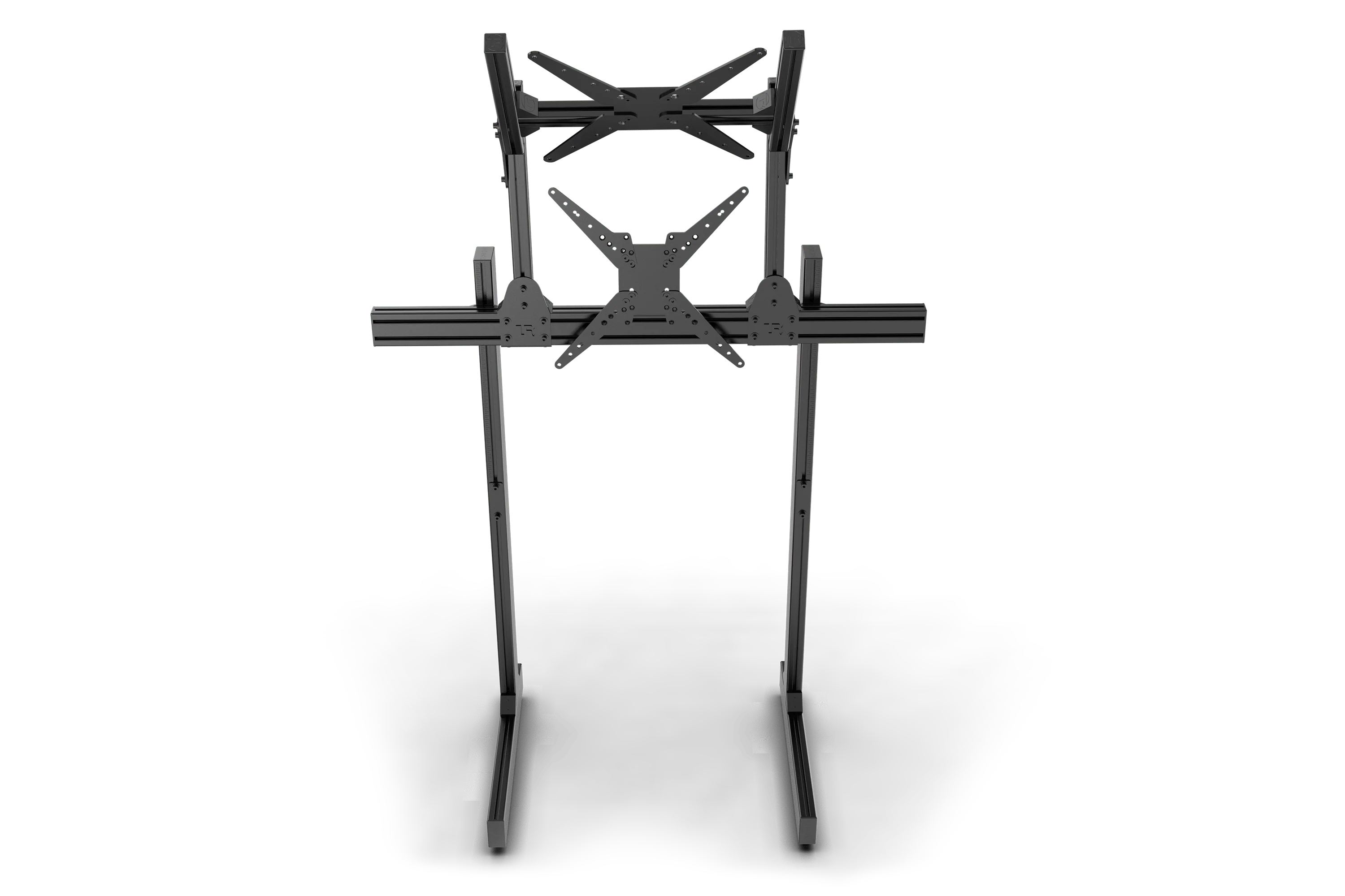 Large Freestanding Dual Monitor Stand - 1200mm / 47.25" Wide - Image 3