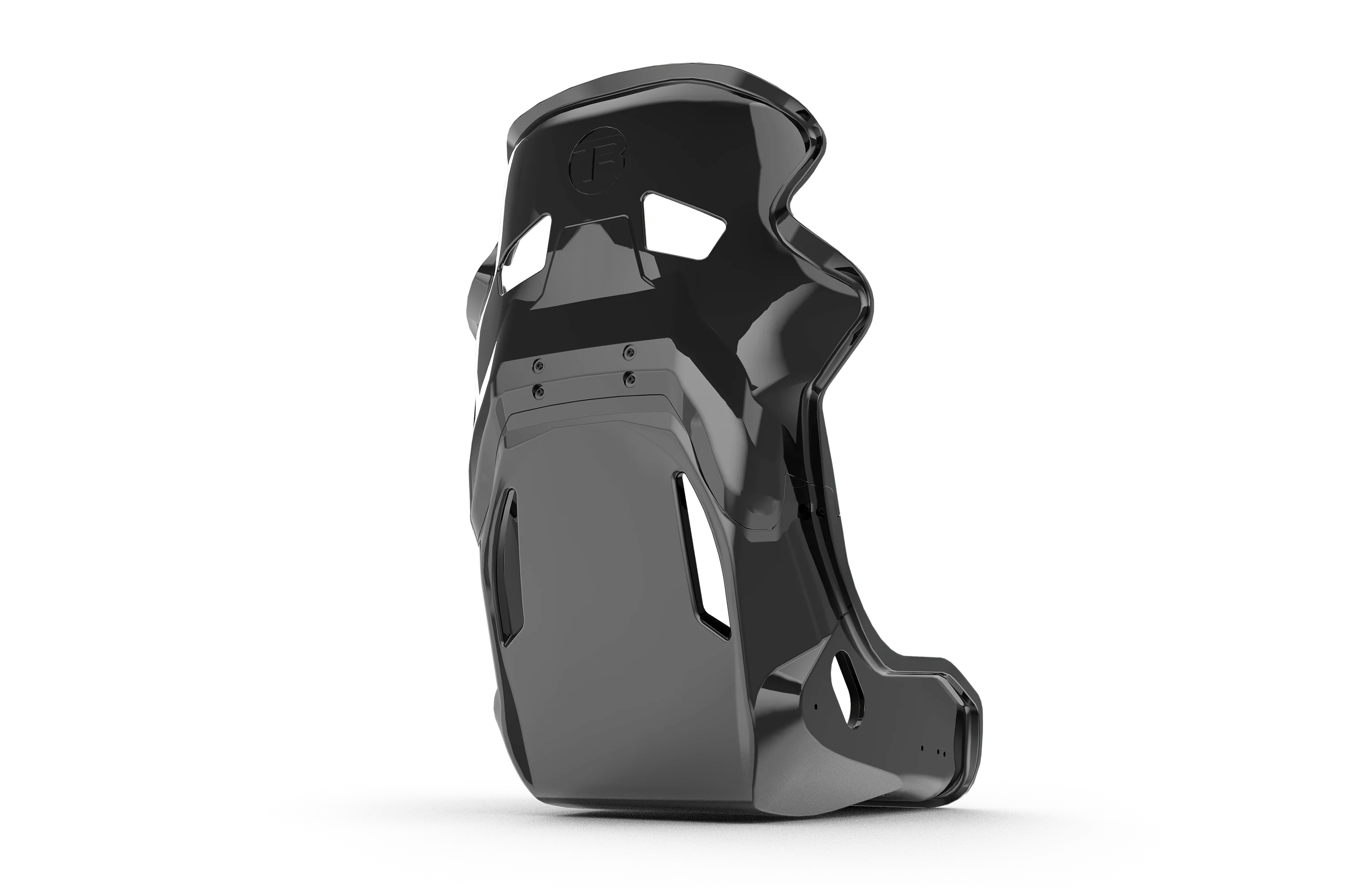 TR Series Fibreglass GT Sim Racing Seat — High Gloss Black - Image 3