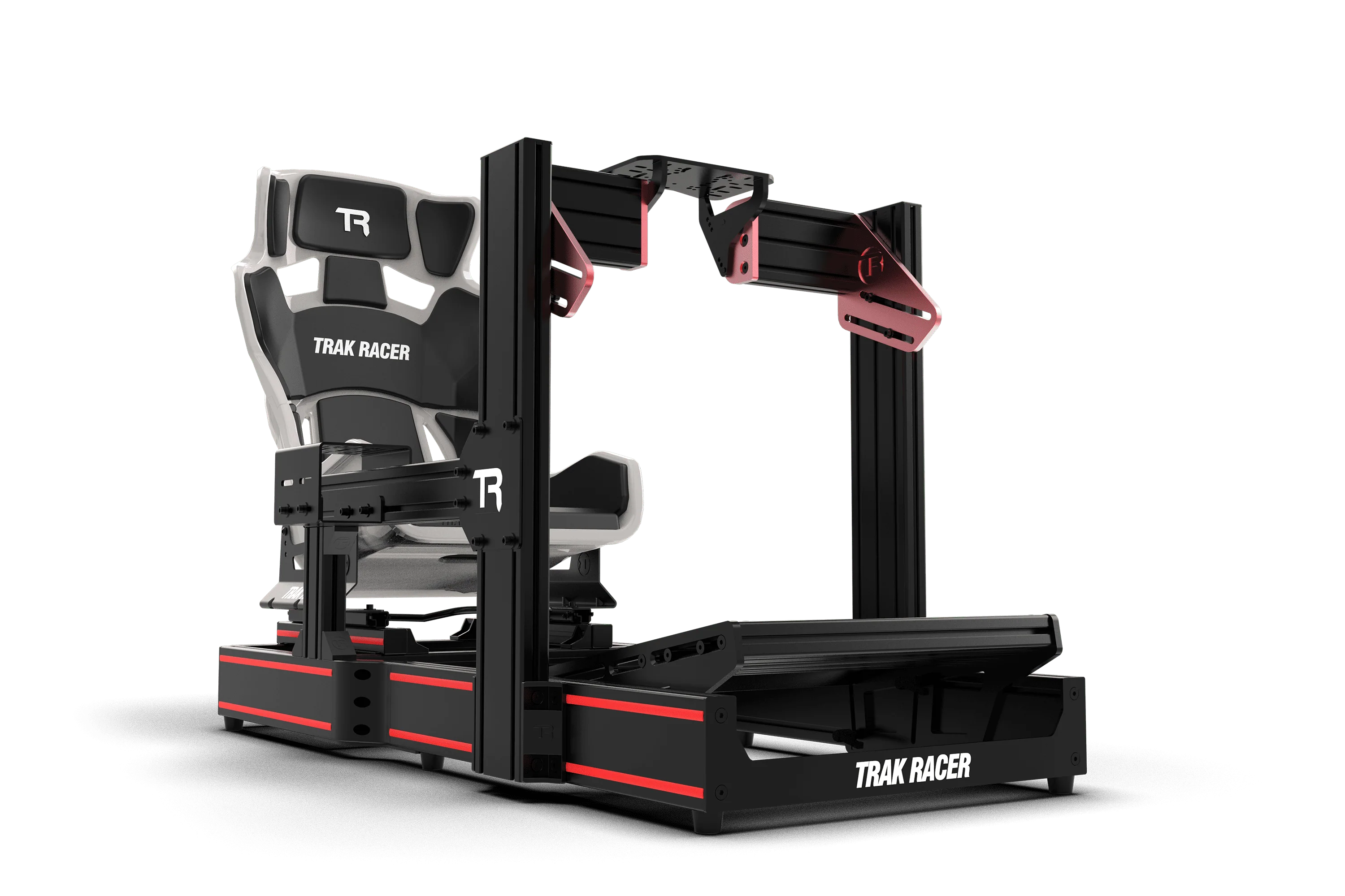 TR Series Fibreglass GT Sim Racing Seat — High Gloss Grey - Image 10