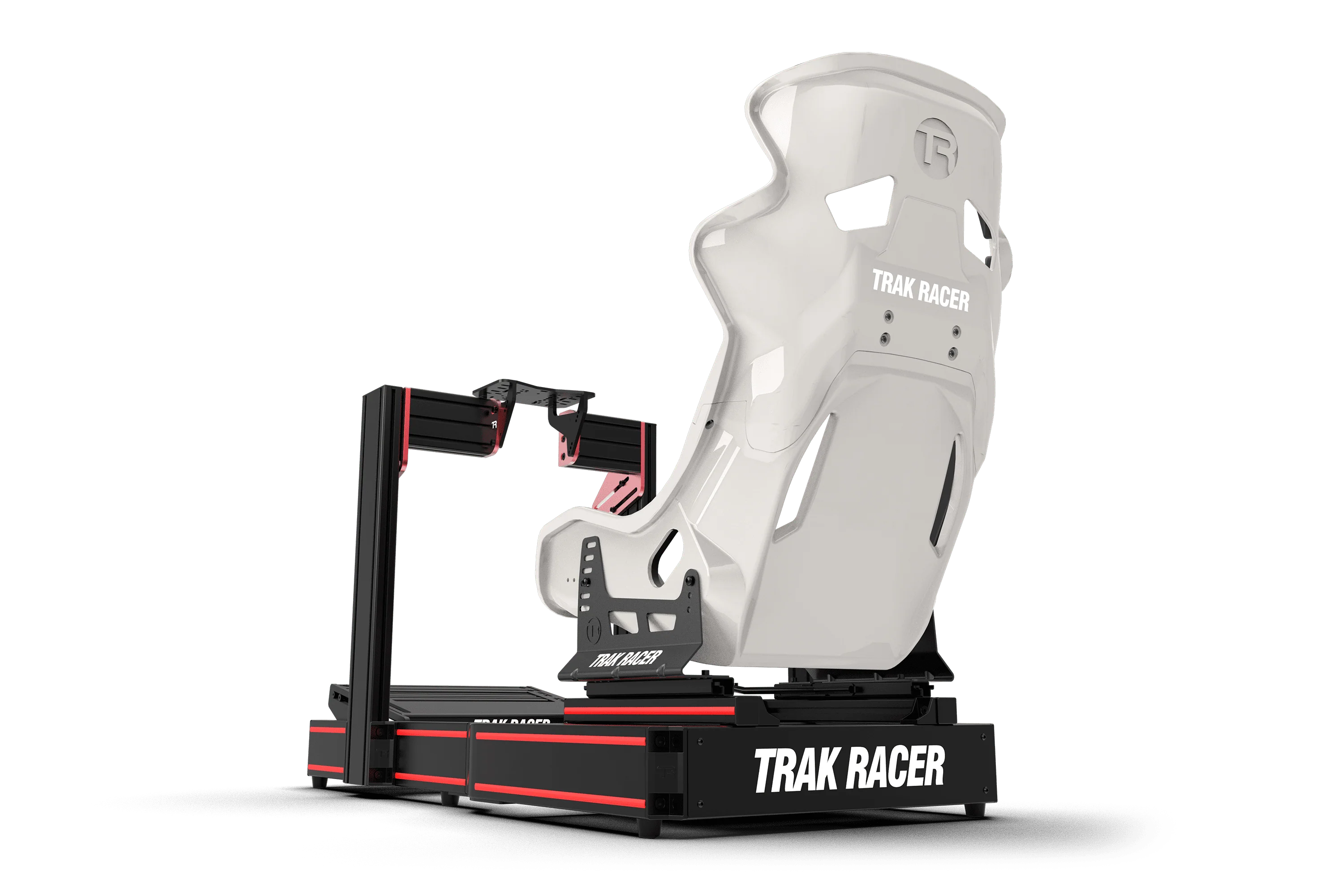 TR Series Fibreglass GT Sim Racing Seat — High Gloss Grey - Image 11