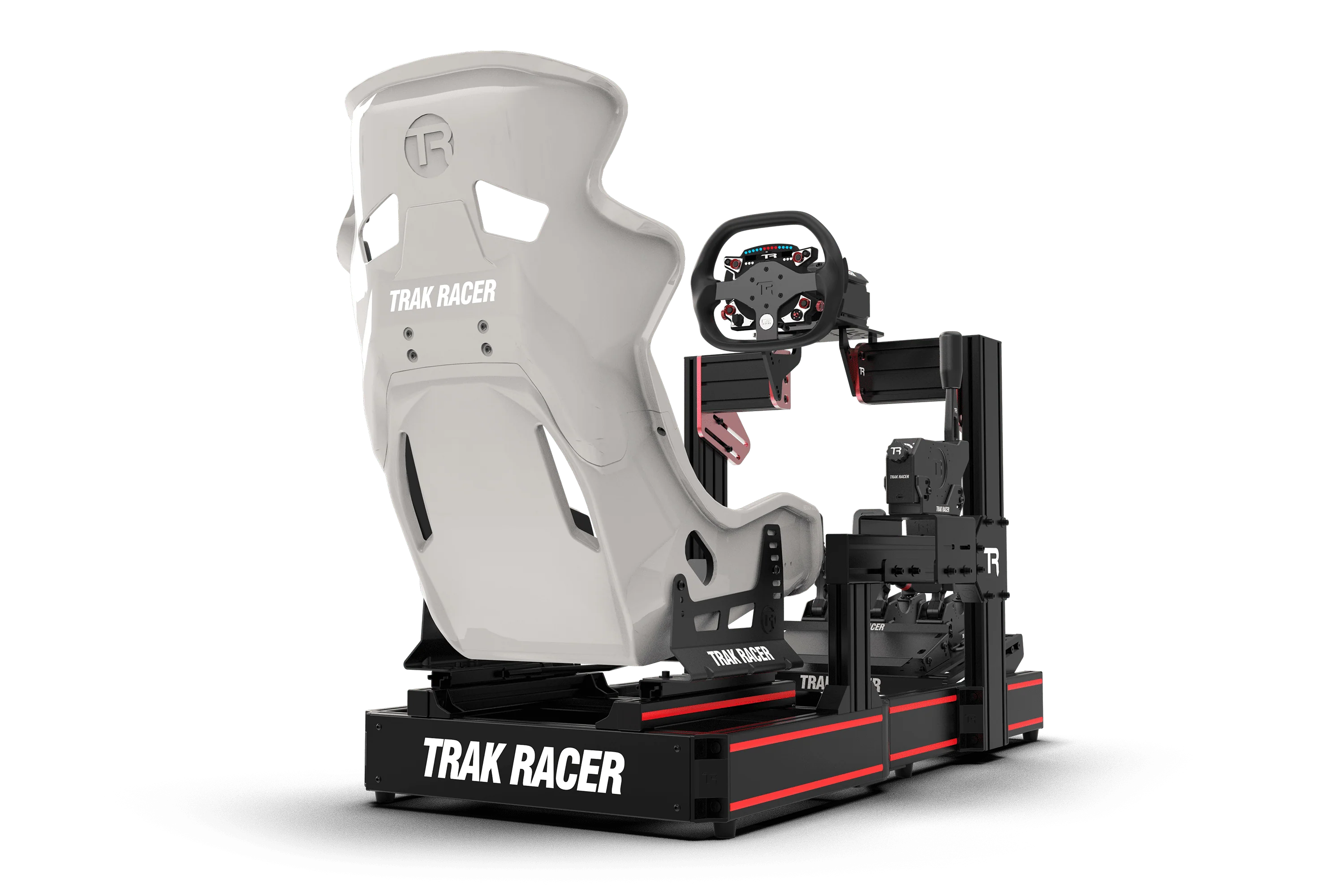 TR Series Fibreglass GT Sim Racing Seat — High Gloss Grey - Image 13