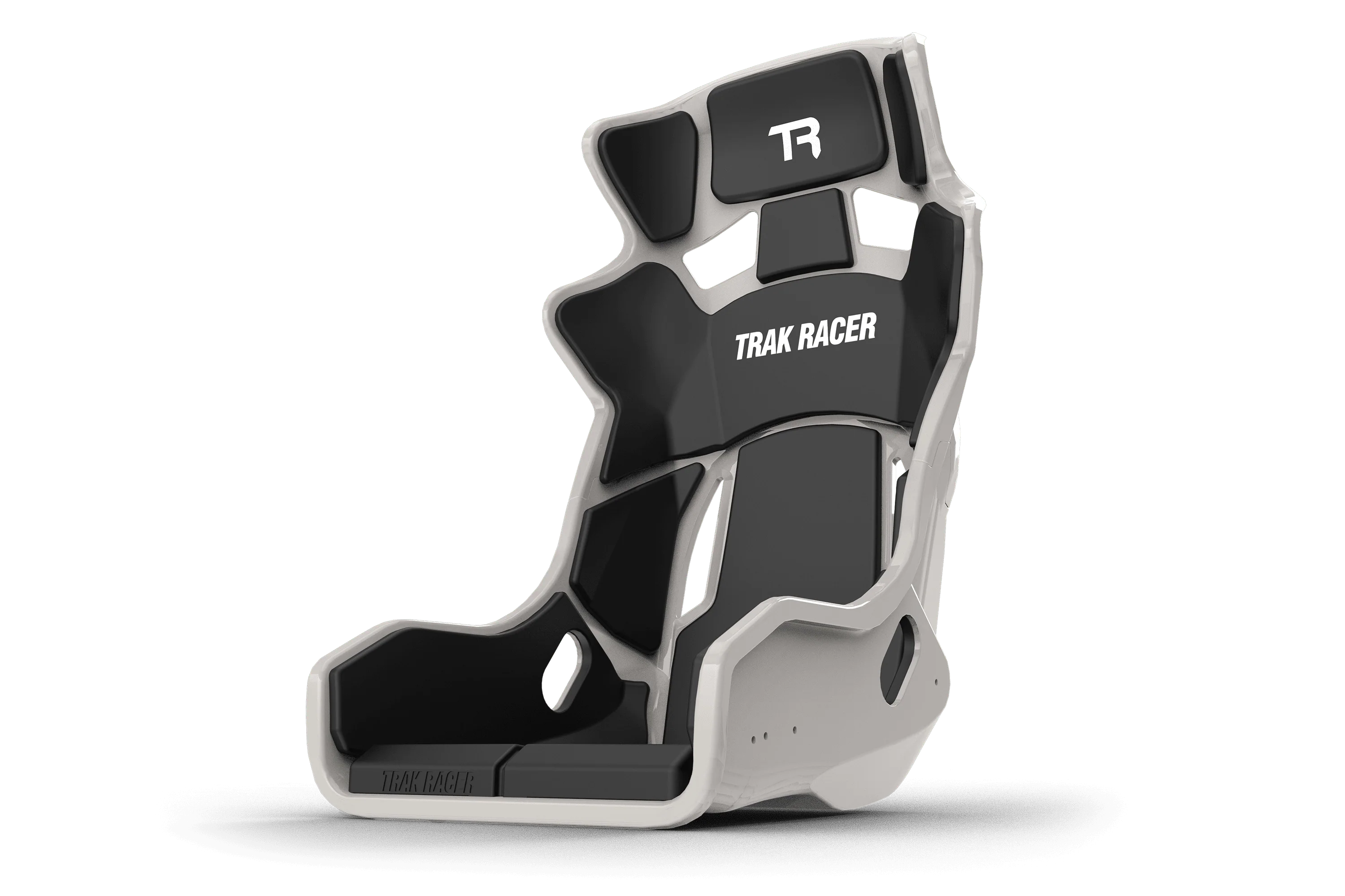 TR Series Fibreglass GT Sim Racing Seat — High Gloss Grey - Image 5