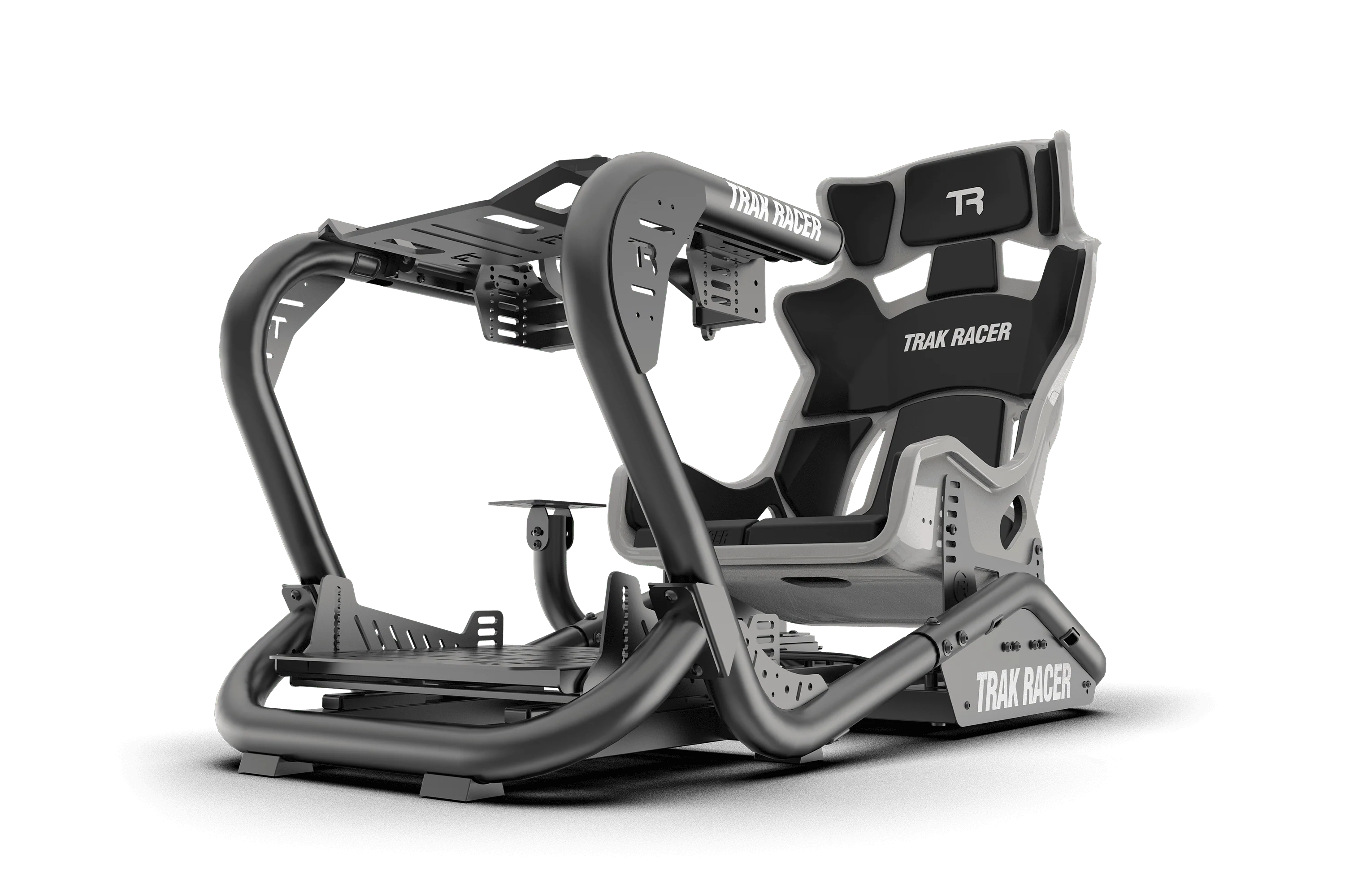 TR Series Fibreglass GT Sim Racing Seat — High Gloss Grey - Image 6