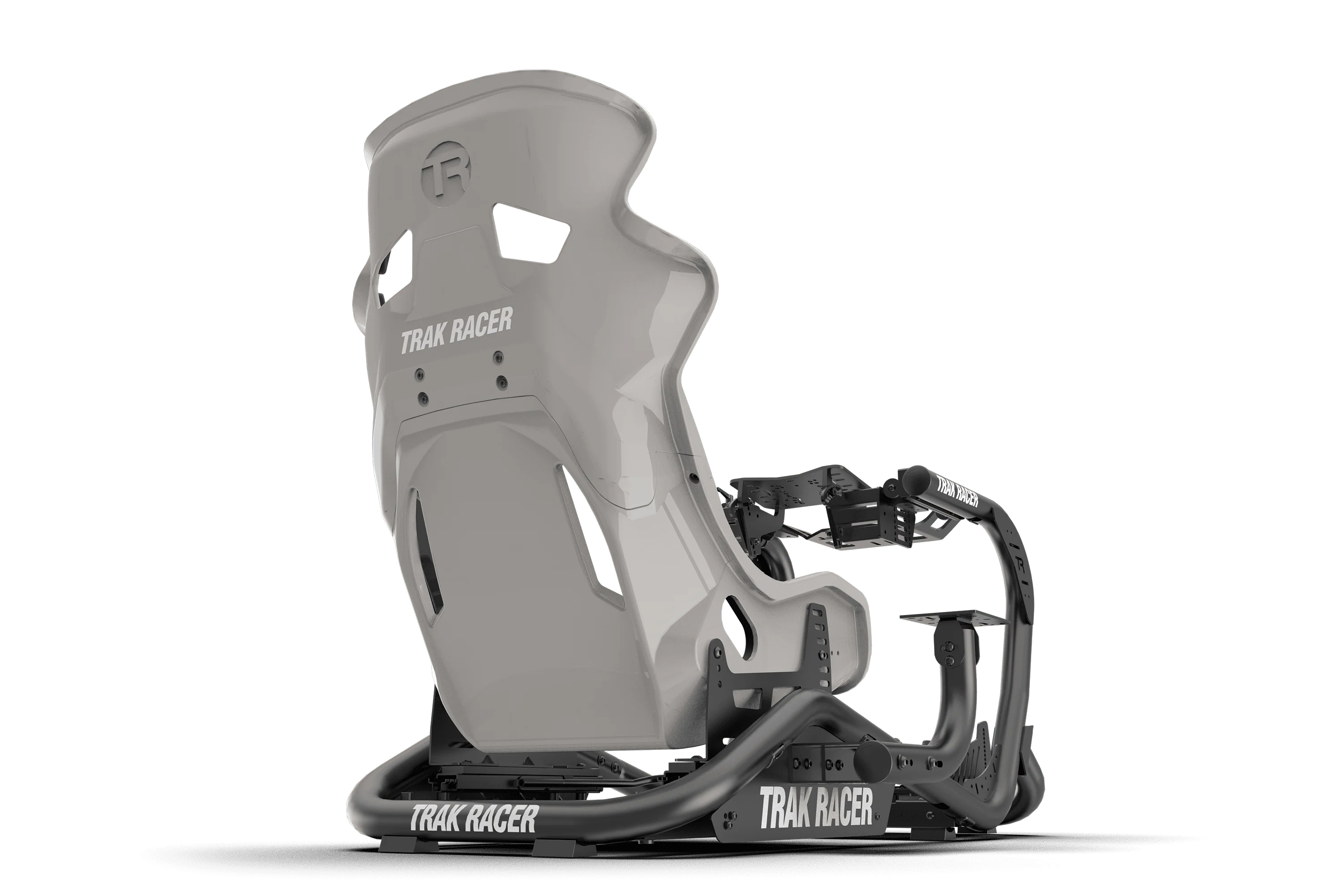TR Series Fibreglass GT Sim Racing Seat — High Gloss Grey - Image 7