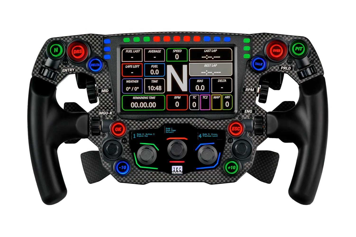 REXING FORMULA MAYARIS 2 CARBON FIBER FORMULA STEERING WHEEL  (4 paddle version) - Image 5