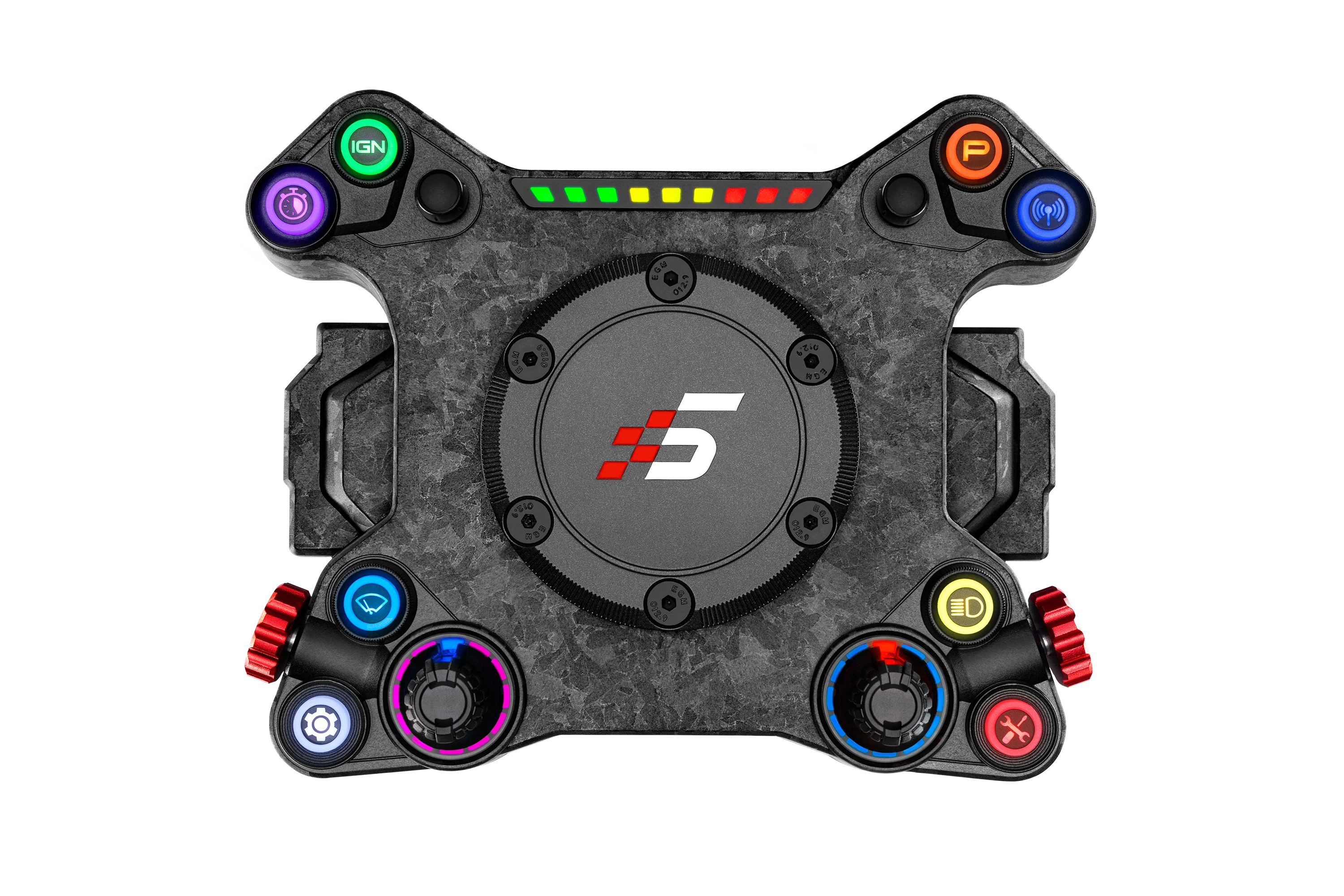 Simagic NEO X Hub with Leather Steering Wheel - Image 2