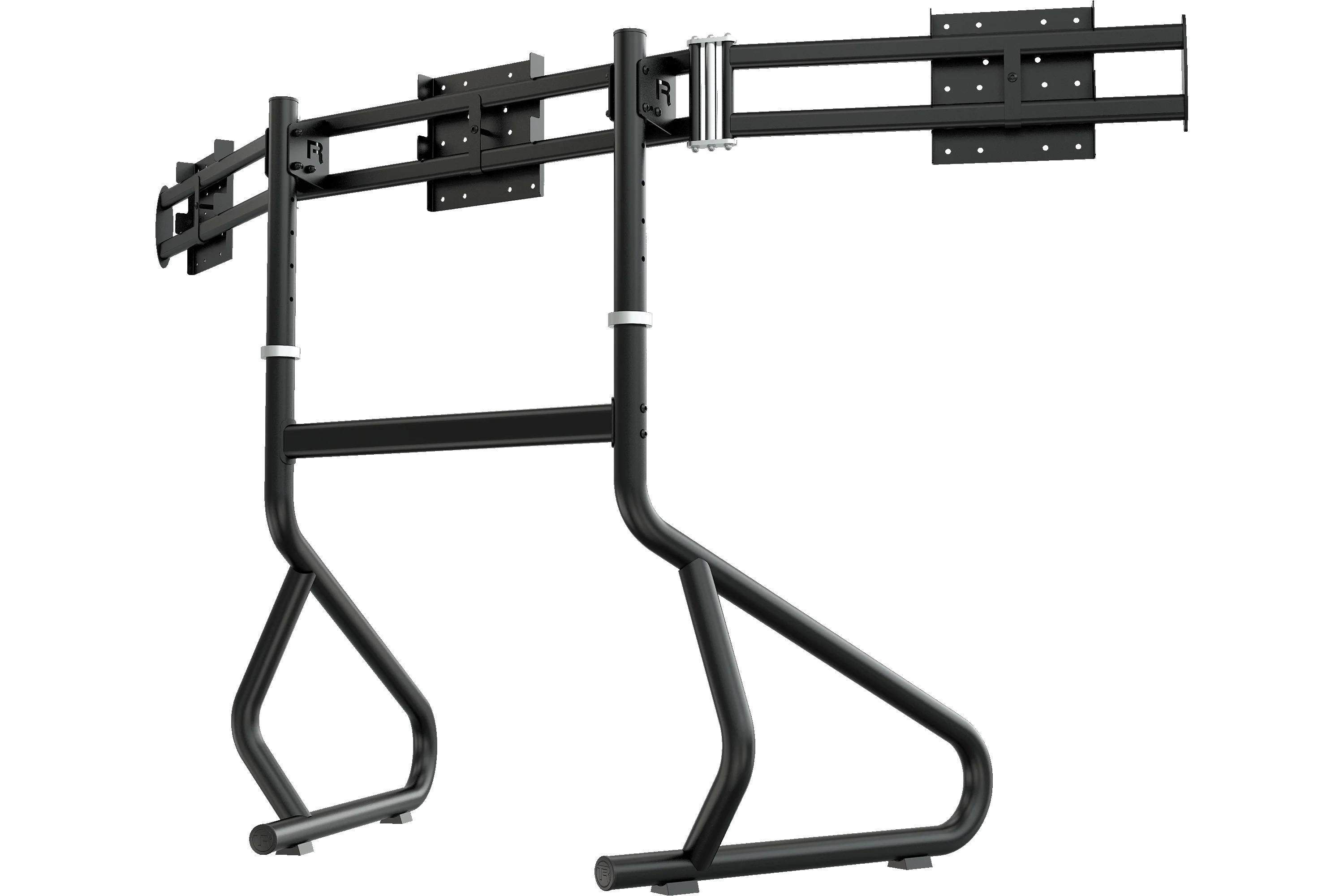 Large Freestanding Triple Monitor Stand - 30" to 45" Displays - Image 7